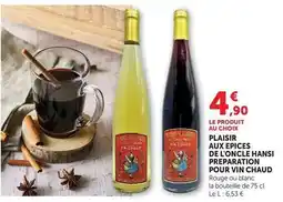 Hyper U Plan aux epices preparation pour vin chaud offre