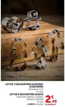 Hyper U Lot de 5 decouvreoirs alsace offre