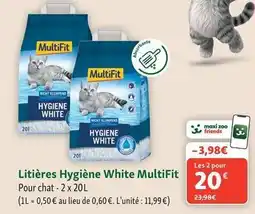 Maxi Zoo Multifit, - litières hygiène white offre