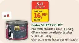 Maxi Zoo Select gold - boîtes offre