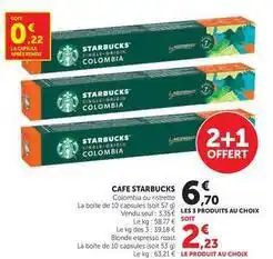 Hyper U Starbucks - cafe offre