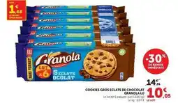 Hyper U Lu - cookies gros eclats de chocolat granola offre