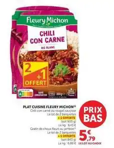 Hyper U Fleury michon - plat cuisine offre
