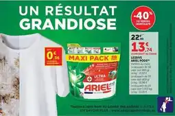 Super U Ariel - lessive pods offre