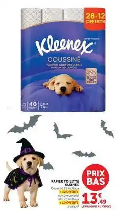 Super U Kleenex - papier toilette offre