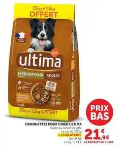 Super U Ultima - croquettes pour chien offre