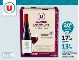 U Express U - saumur champigny aop rouge les hautes guis offre