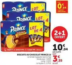 U Express Lu - biscuits au chocolat prince offre