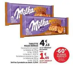 U Express Milka - tablette mmmax offre