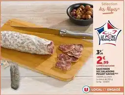 U Express Saucisson sec salaisons pequets savoie offre