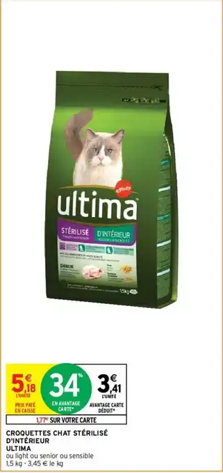 Intermarché Croquettes Chat Stérilisé offre