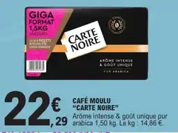 E.Leclerc CARTE NOIRE CAFÉ MOULU offre