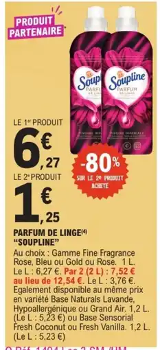 E.Leclerc Soupline Parfum de Linge offre