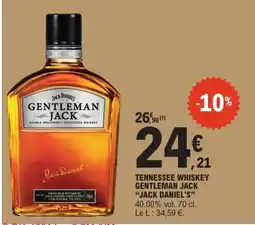 E.Leclerc Jack Daniel's Gentleman Jack offre