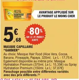 E.Leclerc GARNIER MASQUE CAPILLAIRE offre