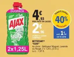 E.Leclerc AJAX Nettoyant offre