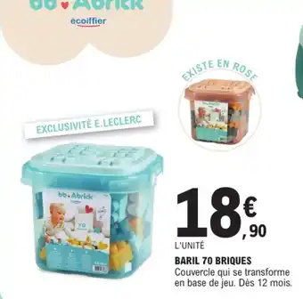 Bb.Abrick BARIL 70 BRIQUES