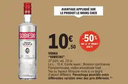 E.Leclerc SOBIESKI VODKA offre