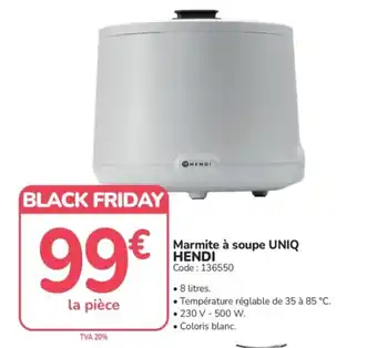 HENDI Marmite à soupe UNIQ