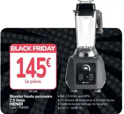 Promocash HENDI Blender haute puissance offre