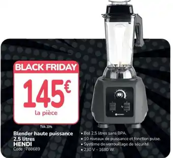 HENDI Blender haute puissance