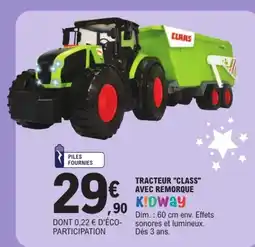 E.Leclerc CLAAS Tracteur avec remorque offre
