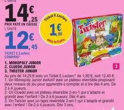 E.Leclerc Twister Junior offre