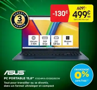 ASUS PC PORTABLE 15,6"