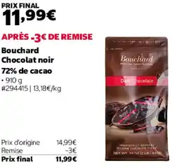 Costco Bouchard Chocolat noir offre