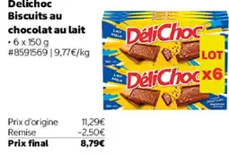 Costco Delichoc Biscuits au chocolat au lait offre