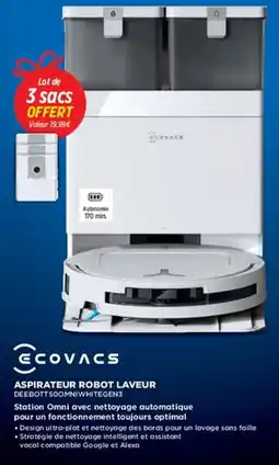 Pulsat ECOVACS ASPIRATEUR ROBOT LAVEUR offre