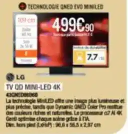 Extra LG TV QD MINI-LED 4K offre