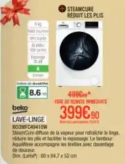 Extra beko LAVE-LINGE offre