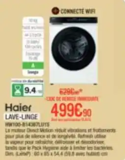 Extra Haier LAVE-LINGE offre