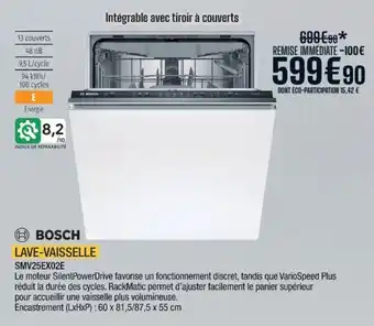 BOSCH LAVE-VAISSELLE