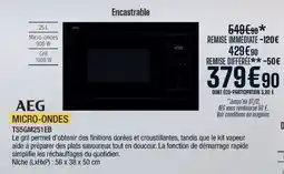 Proxi Confort AEG MICRO-ONDES offre