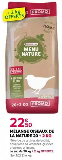 Kiriel Versile-Laga Menu Nature offre