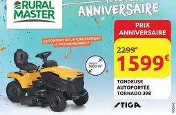 Rural Master Tornado - tondeuse autoportee 398 offre
