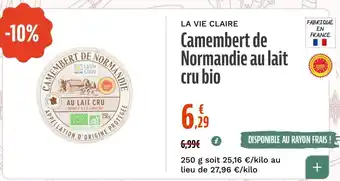 La Vie Claire Camembert de Normandie