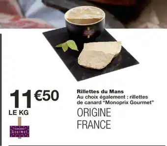 Monoprix Rillettes Du Mans offre