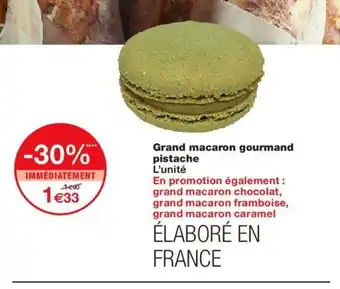 Monoprix Grand Macaron Gourmand offre
