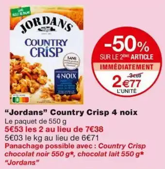 Jordans Country Crispy 4 Noix