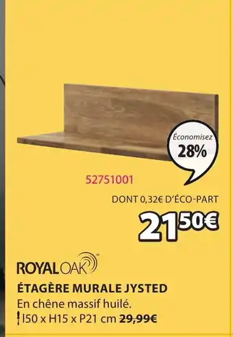 JYSK Étagère Murale Jysted offre