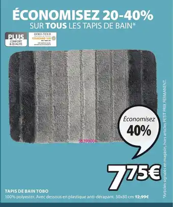 JYSK Tapis de Bain Tobo offre