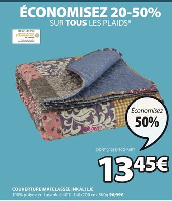 JYSK Couverture Matelassée Inkalilje offre