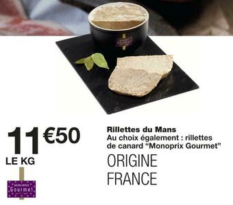 Monoprix Rillettes du mans offre