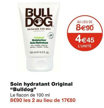 Monoprix Bulldog soin hydratant original offre