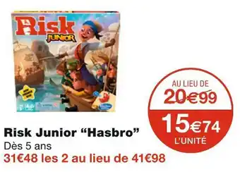 Monoprix Hasbro risk junior offre