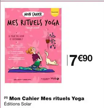 Monoprix Mon cahier mon cahier mes rituels yoga offre