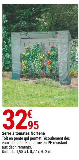 Gamm vert Nortene serre à tomates offre